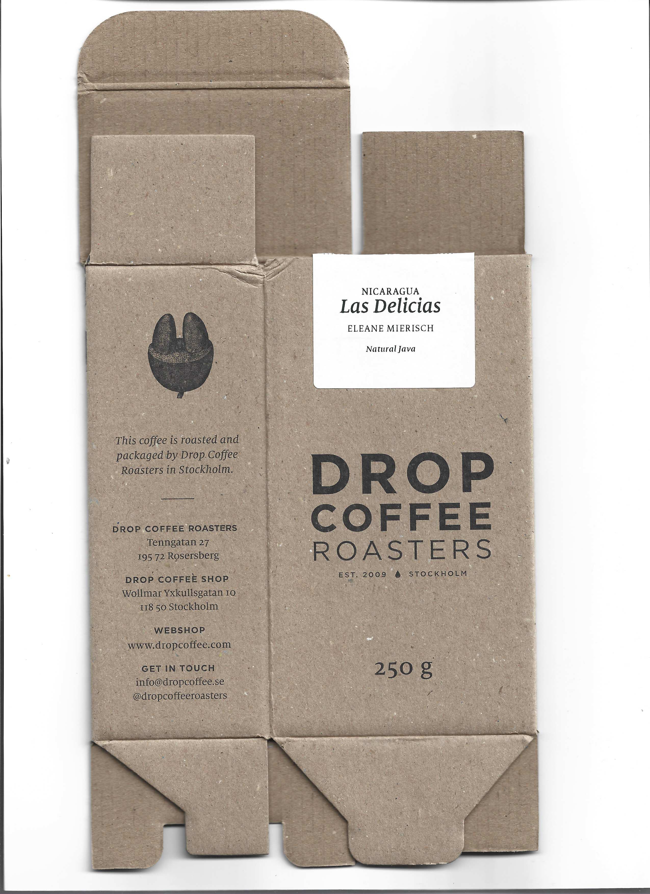 Drop Coffee Nicaragua Las Delicias