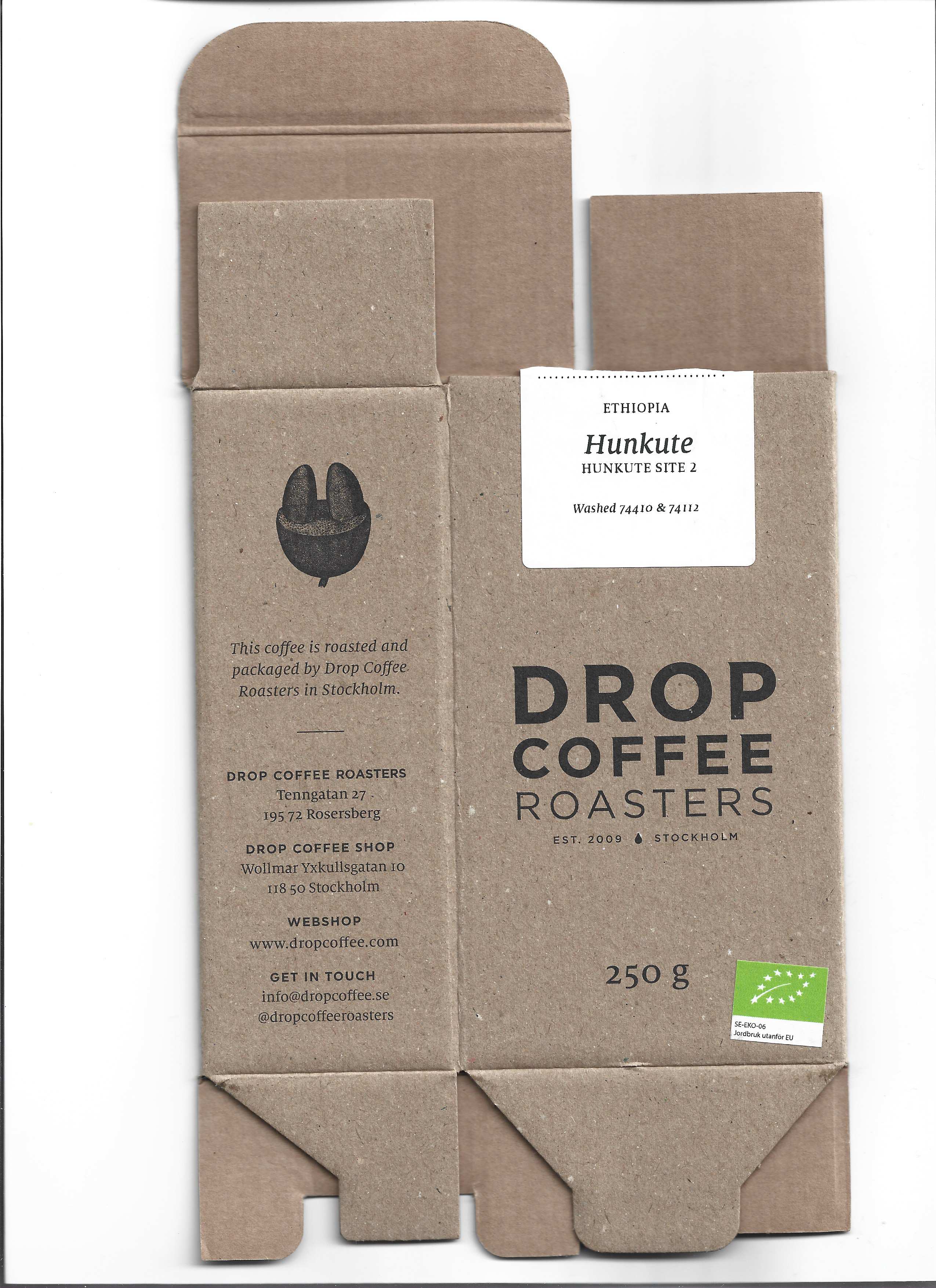 Drop Coffee Ethiopia Hunkute