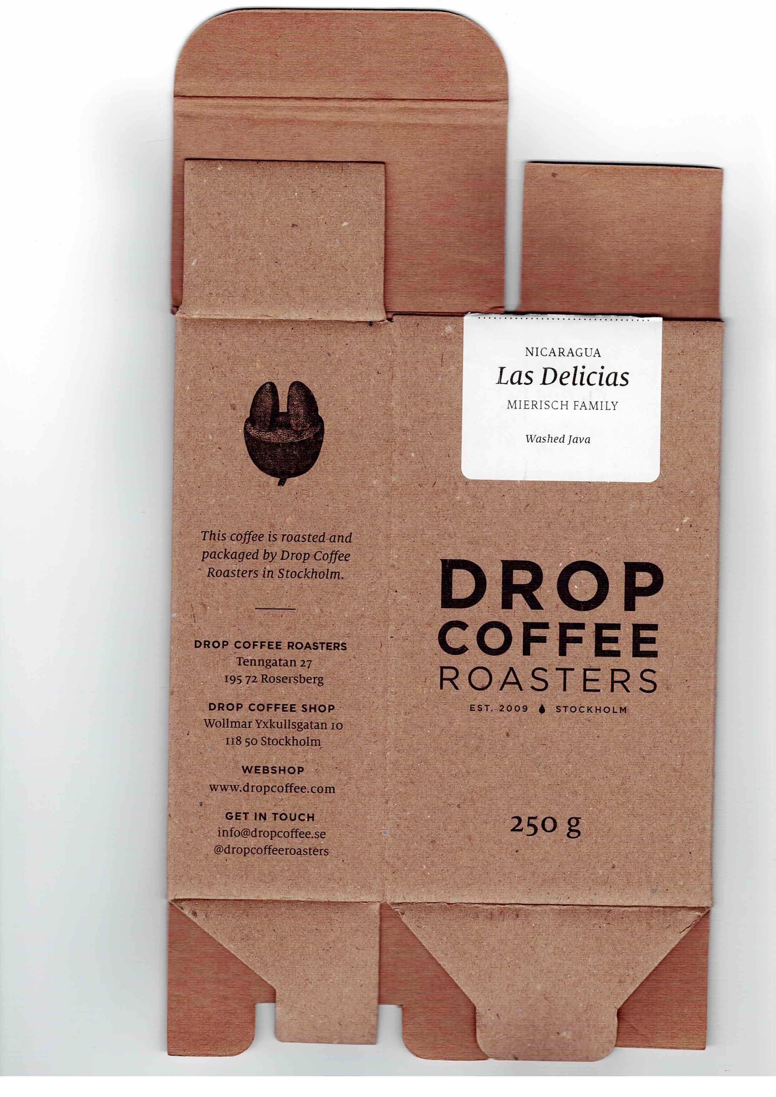 Drop Coffee Nicaragua Las Delicias