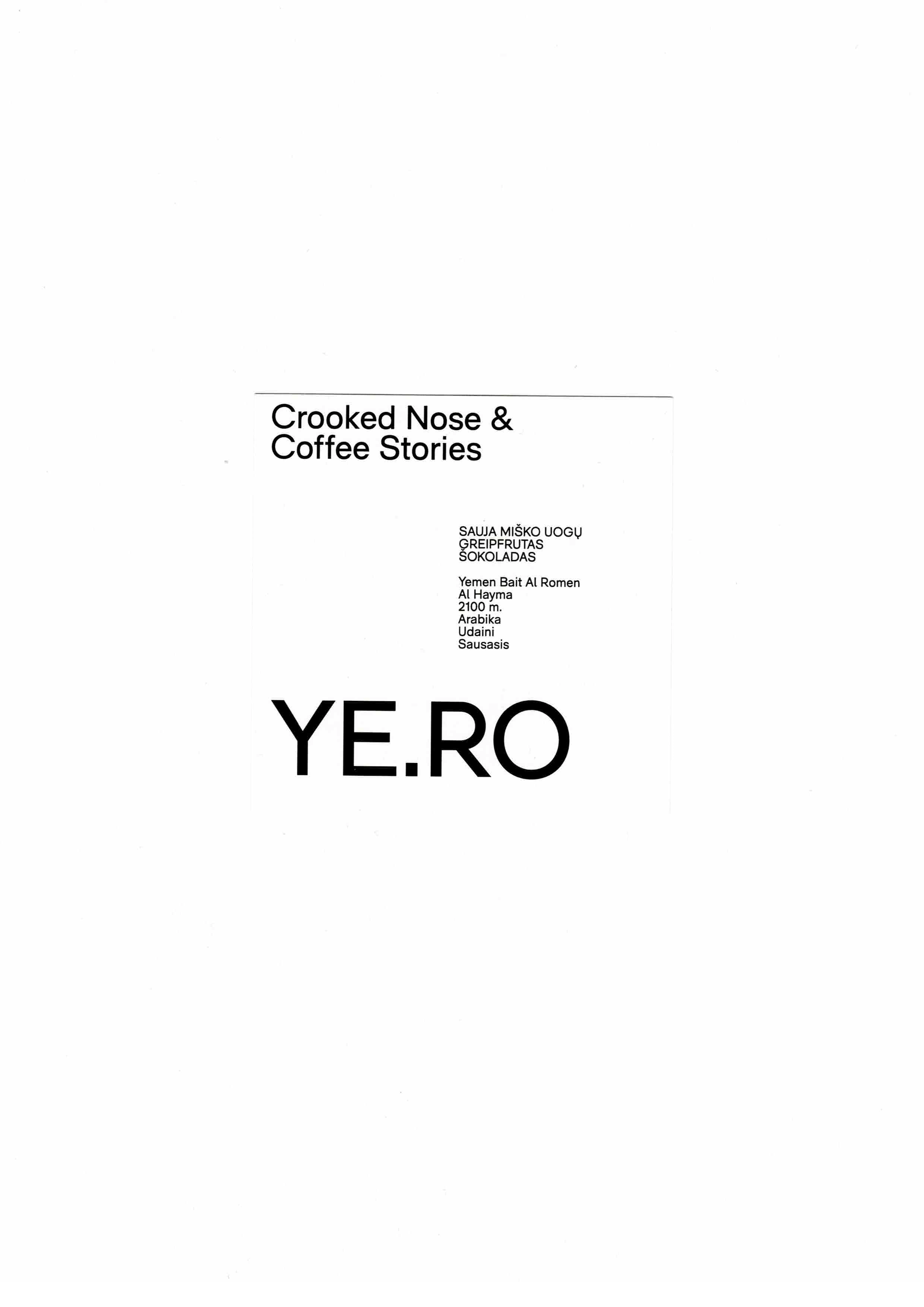 Crooked Nose Yemen Bait Al Romen